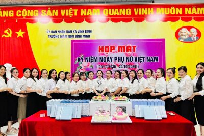 TRƯỜNG MẦM NON BÌNH MINH KỶ NIỆM 96 NĂM NGÀY THÀNH LẬP HỘI LIÊN HIỆP PHỤ NỮ VIỆT NAM 20/10/1930-20/10/2026.
