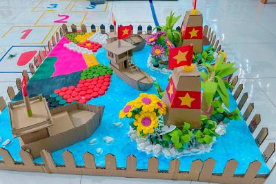Hội thi “Đồ dùng, đồ chơi dạy học tự làm” năm học 2023-2024 ở Trường Mẫu giáo Bình Minh.