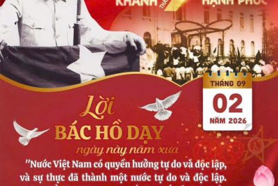 KỶ NIỆM 81 NĂM NGÀY QUỐC KHÁNH NƯỚC CỘNG HÒA XÃ HỘI CHỦ NGHĨA VIỆT NAM 2/9/1945-2/9/2026.