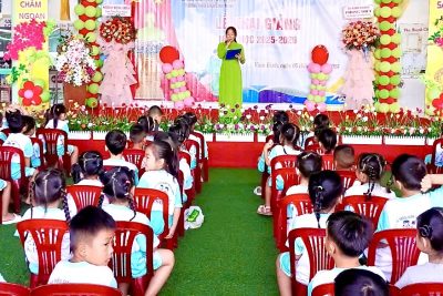 TRƯỜNG MẪU GIÁO BÌNH TỔ CHỨC KHAI GIẢNG CHÀO MỪNG NĂM HỌC MỚI 2025-2026.