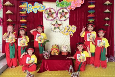 TRƯỜNG MẪU GIÁO BÌNH MINH VỚI CÔNG TÁC CHUẨN BỊ TẾT TRUNG THU CHO CÁC BÉ