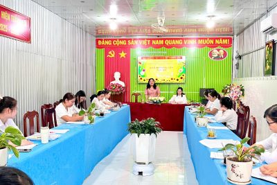 CHI BỘ TRƯỜNG MẪU GIÁO BÌNH MINH KIỂM ĐIỂM ĐẢNG VIÊN NĂM 2025